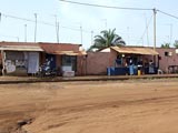 Une rue non bitumée à Lomé