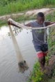 La pêche dans le barrage