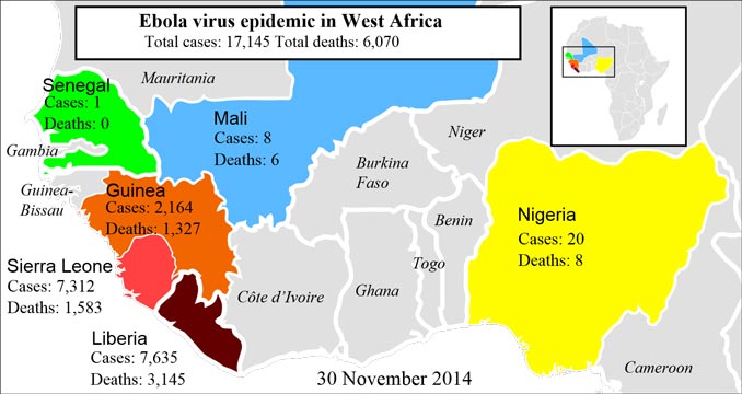 Ebola virus epidemic in West Africa